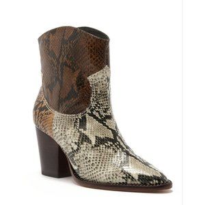 womens snake print cowboy boots